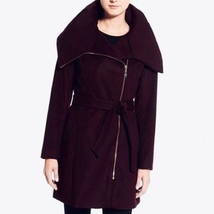 Like new asymmetrical pea coat